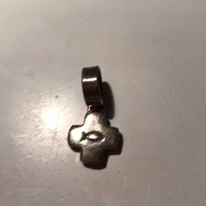 Silver cross medallion by SILPADA